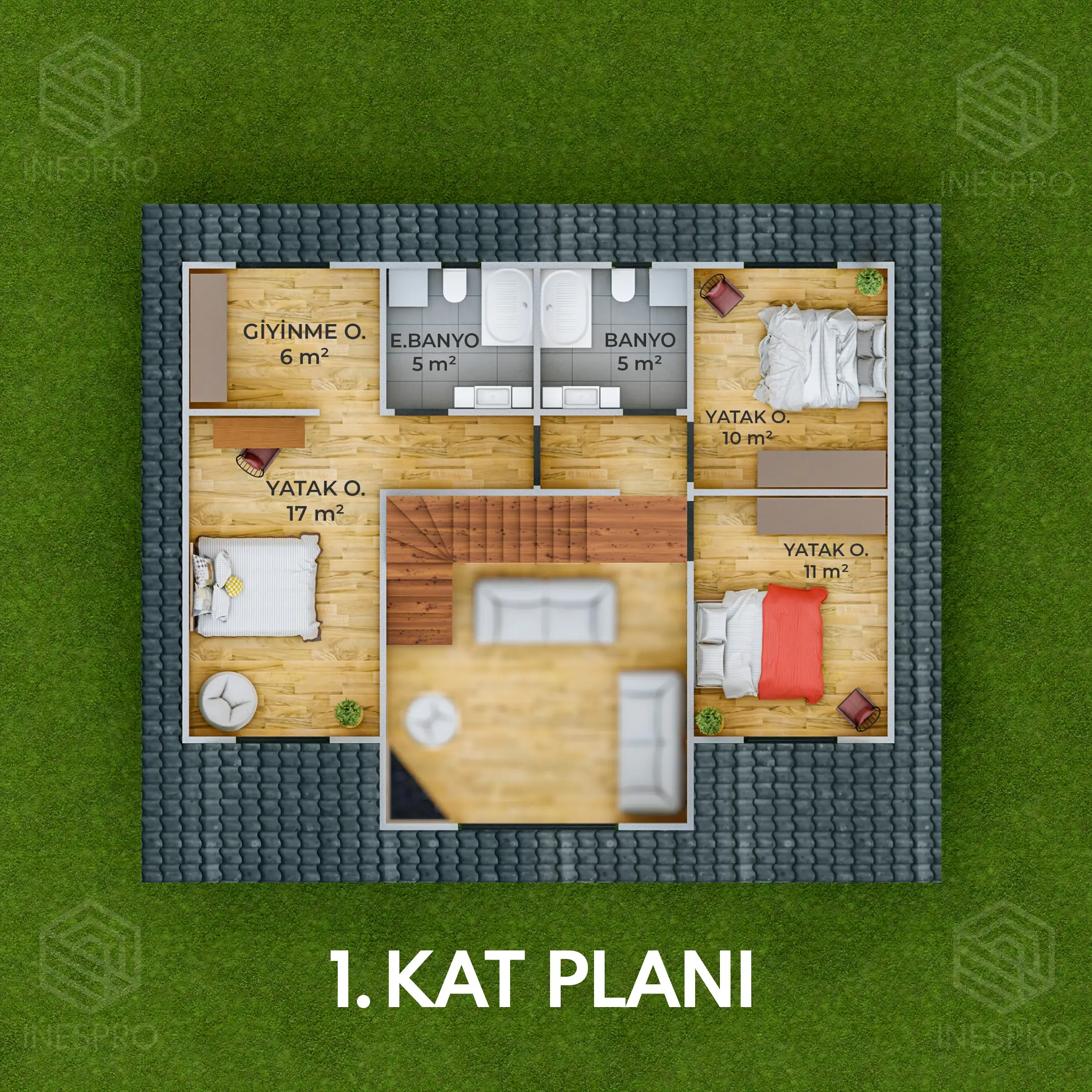 İlimbey 1. Kat Planı